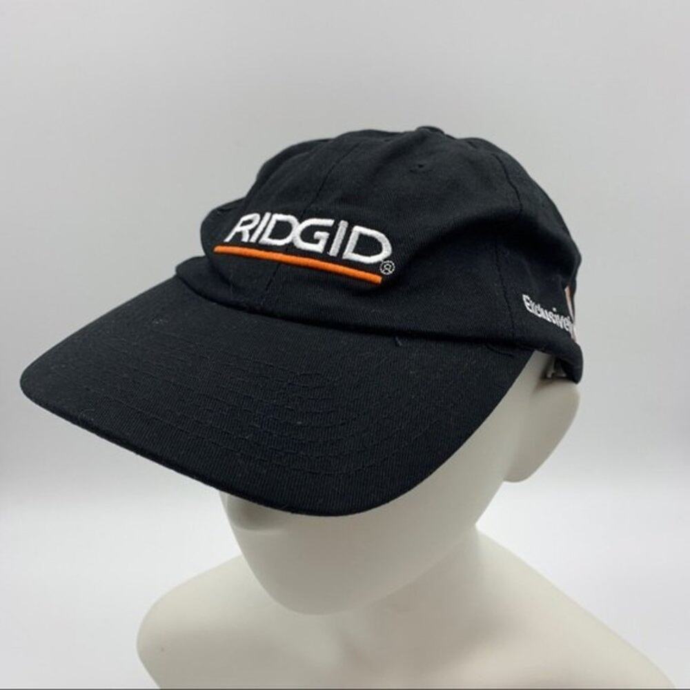 Rigid Baseball Hat with Home Depot Logo Black ready for any event.